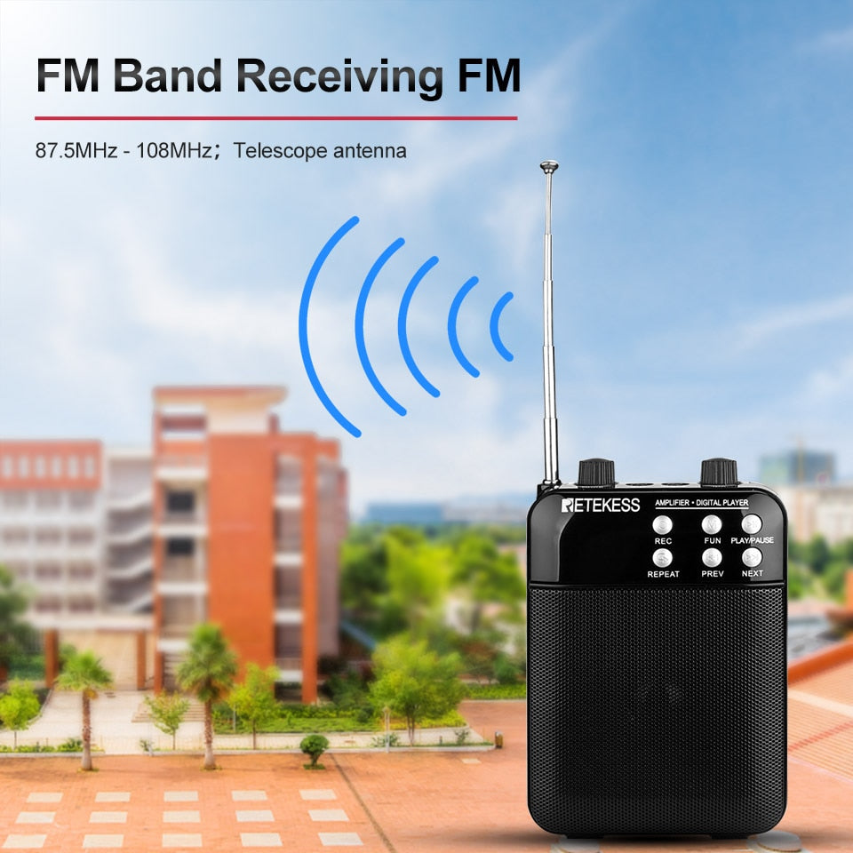 Portable 3W FM Recording Voice Amplifier