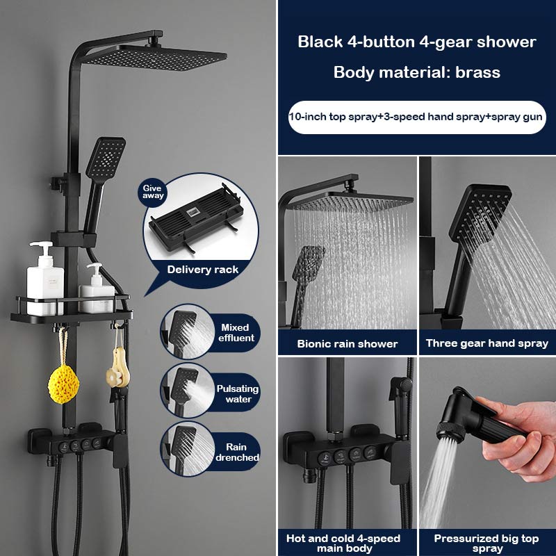 thermostatically pressurized showerhead