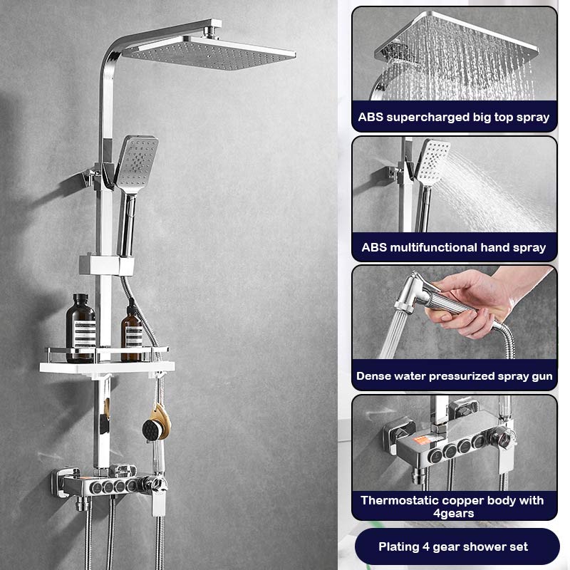 thermostatically pressurized showerhead