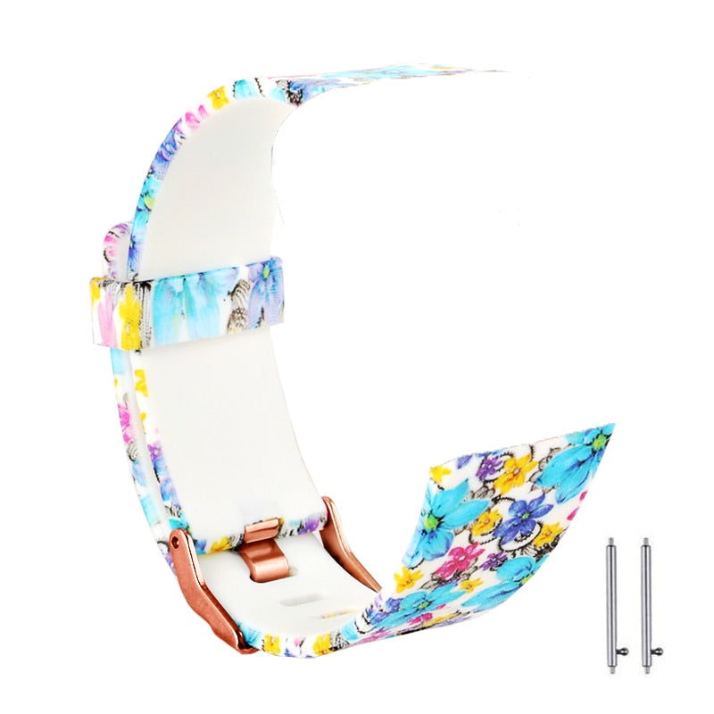 Printed Flower Watch band