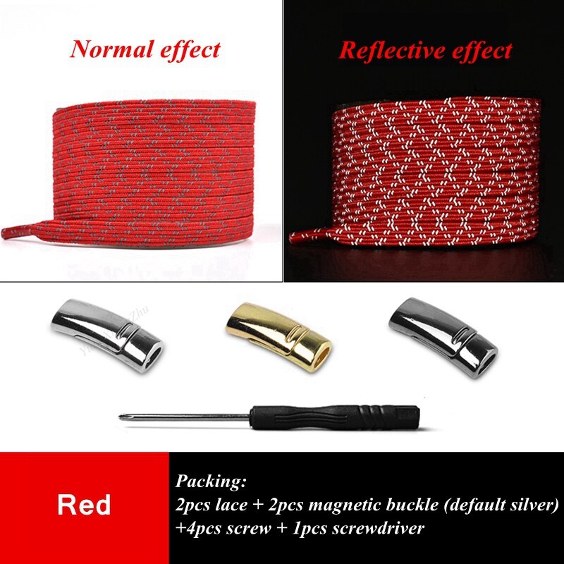 Reflective Magnetic Shoelaces