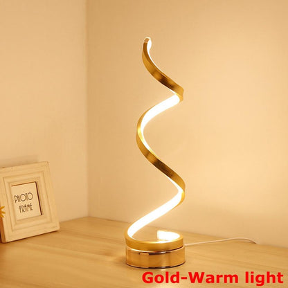 24W Spiral LED Table Desk Lamp