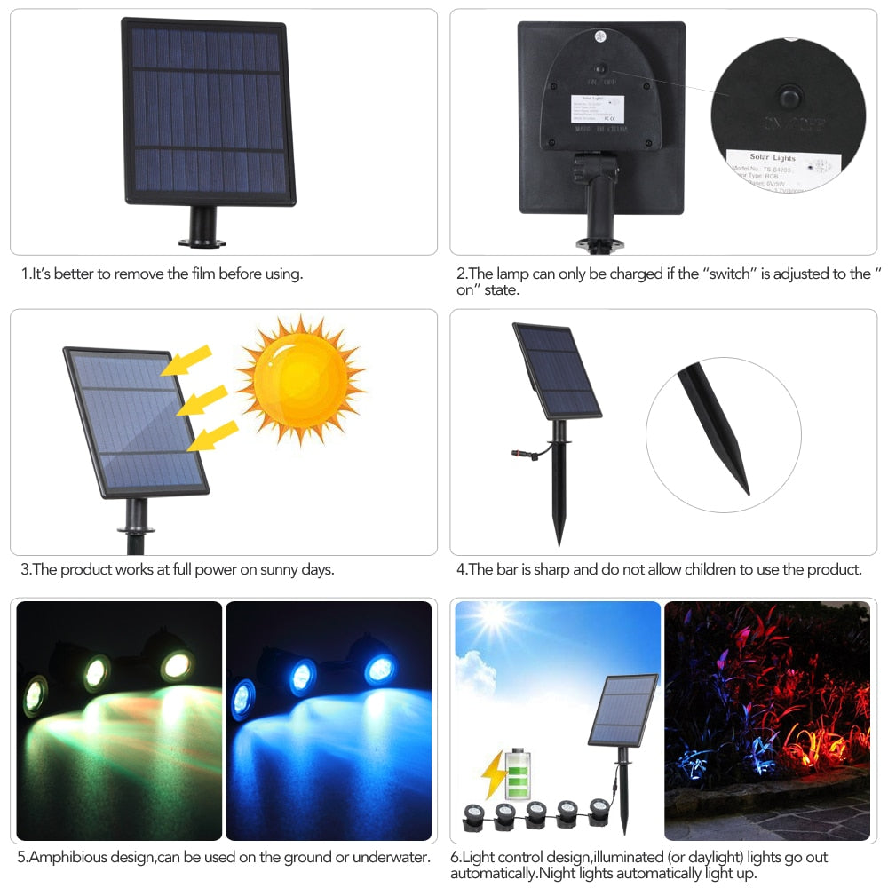 Solar Underwater Lights