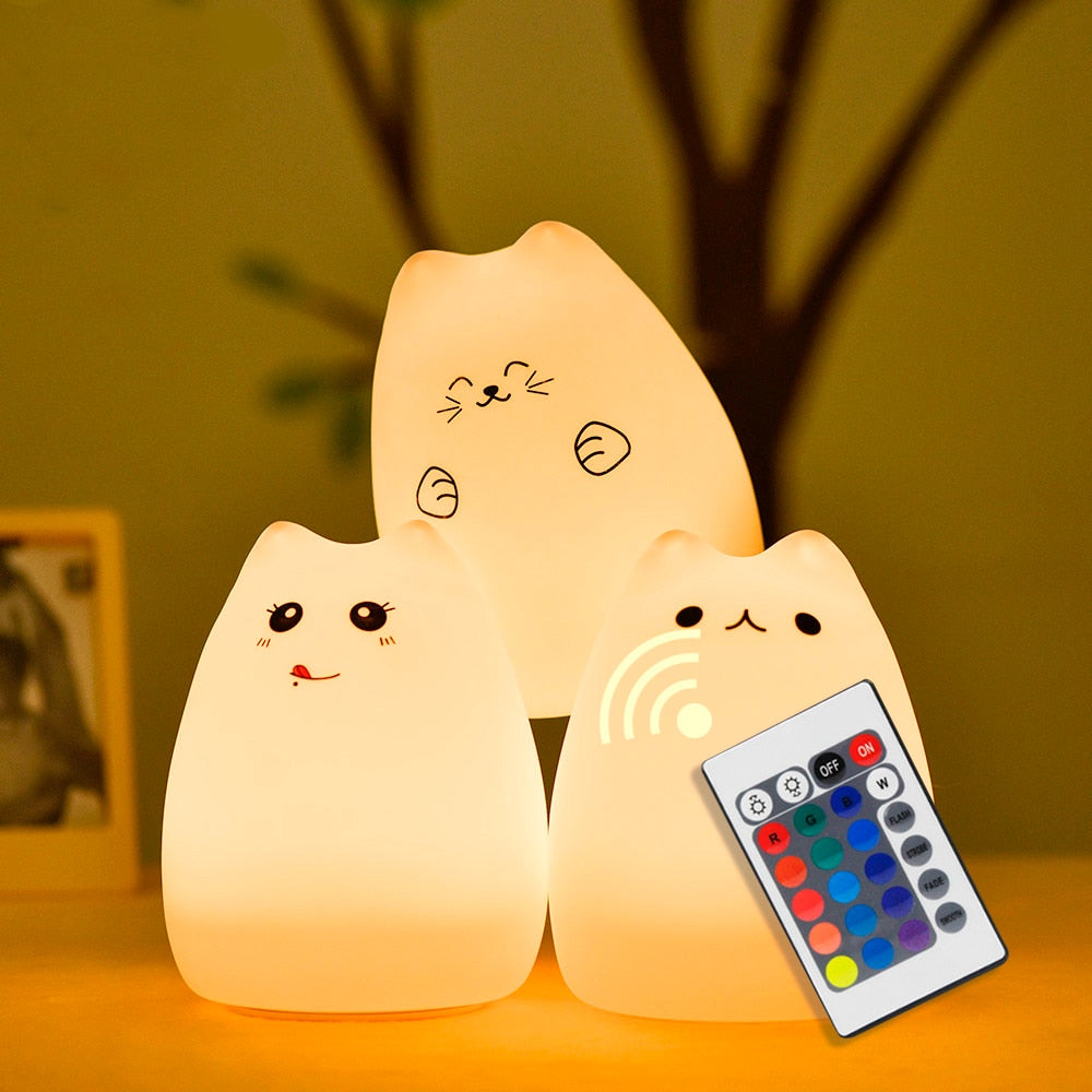 Cat LED Night Light