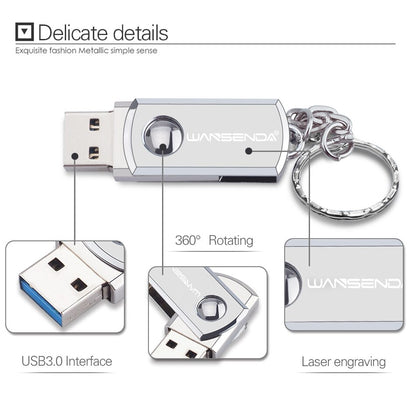 Stainless Steel USB 3.0 Flash