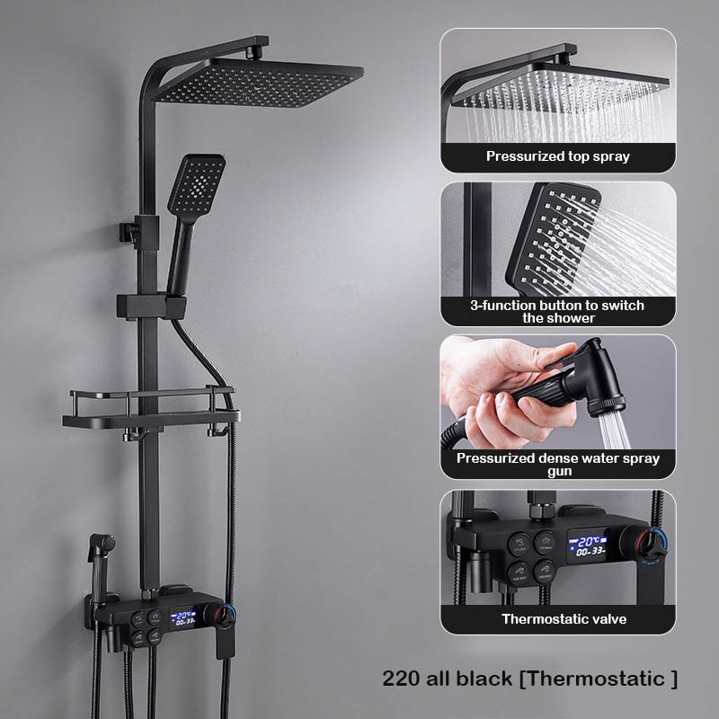 thermostatically pressurized showerhead