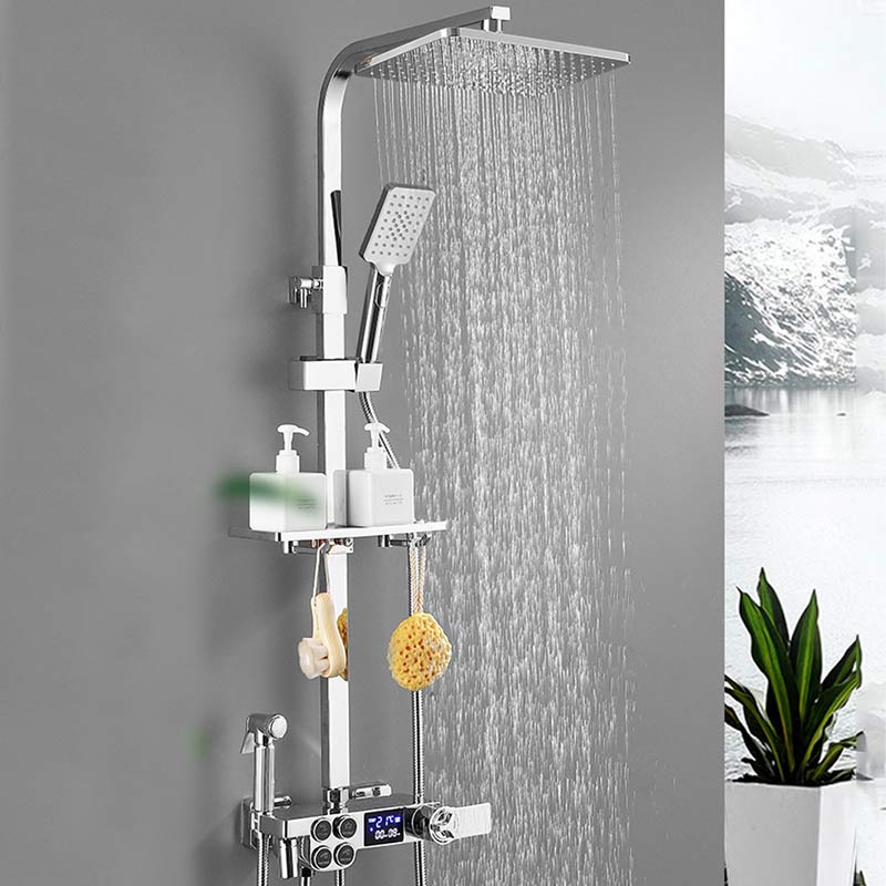 thermostatically pressurized showerhead