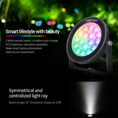 9w RGB+CCT Smart LED Garden Light