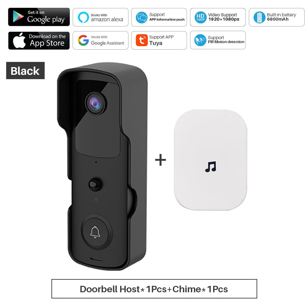 Tuya Smart Video Doorbell WiFi 1080P Video Intercom