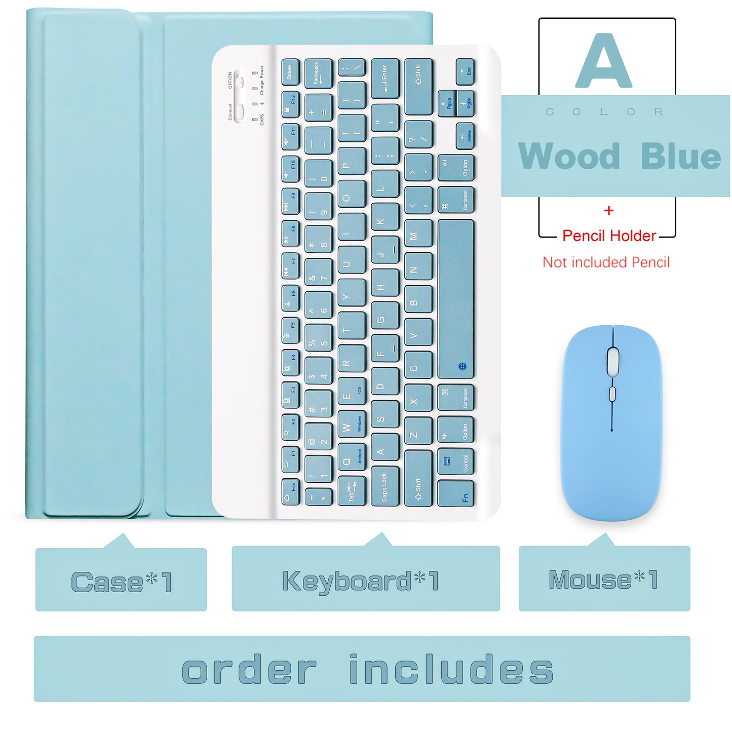 Wireless Mouse Magic Keyboard Case