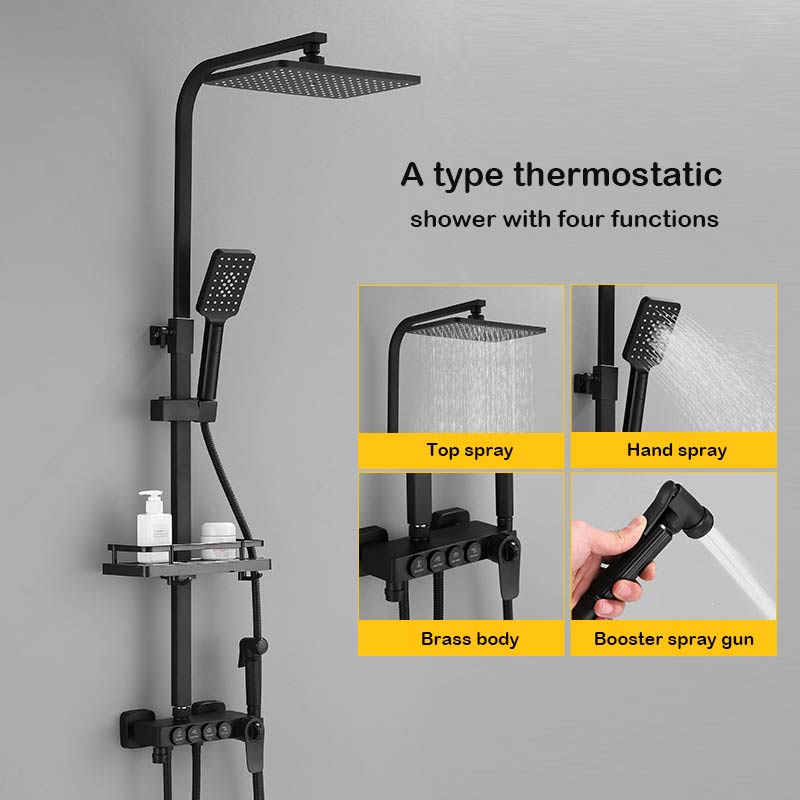 thermostatically pressurized showerhead