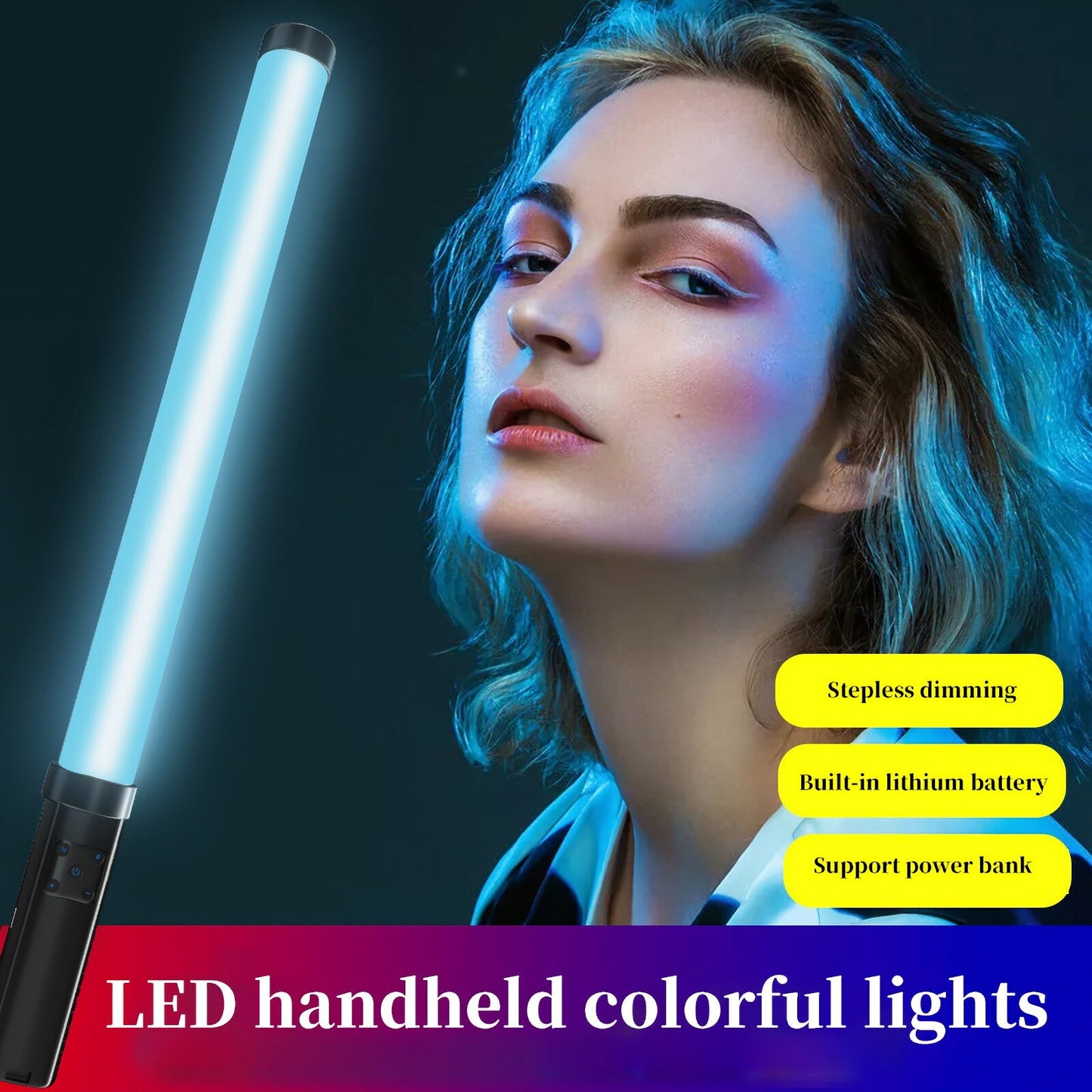 Portable RGB LED Light Wand