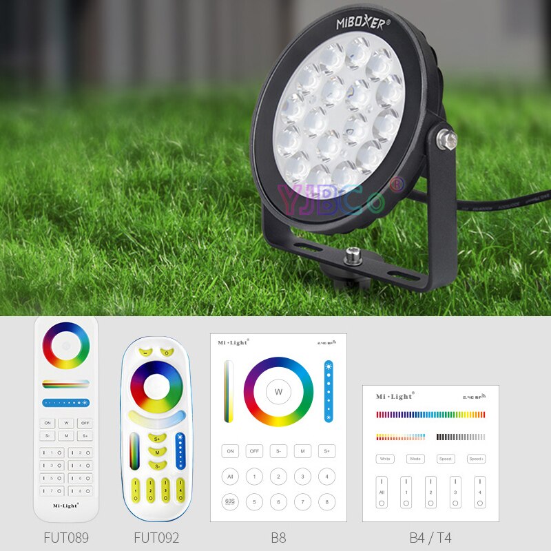 9w RGB+CCT Smart LED Garden Light