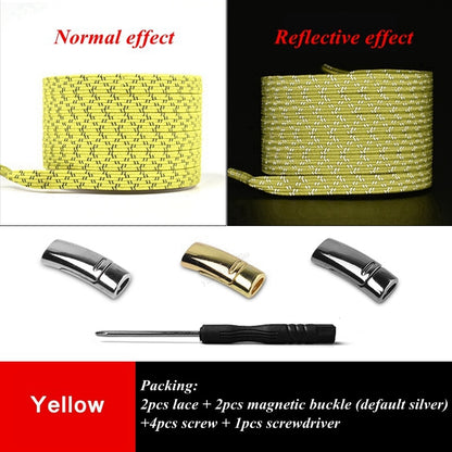 Reflective Magnetic Shoelaces