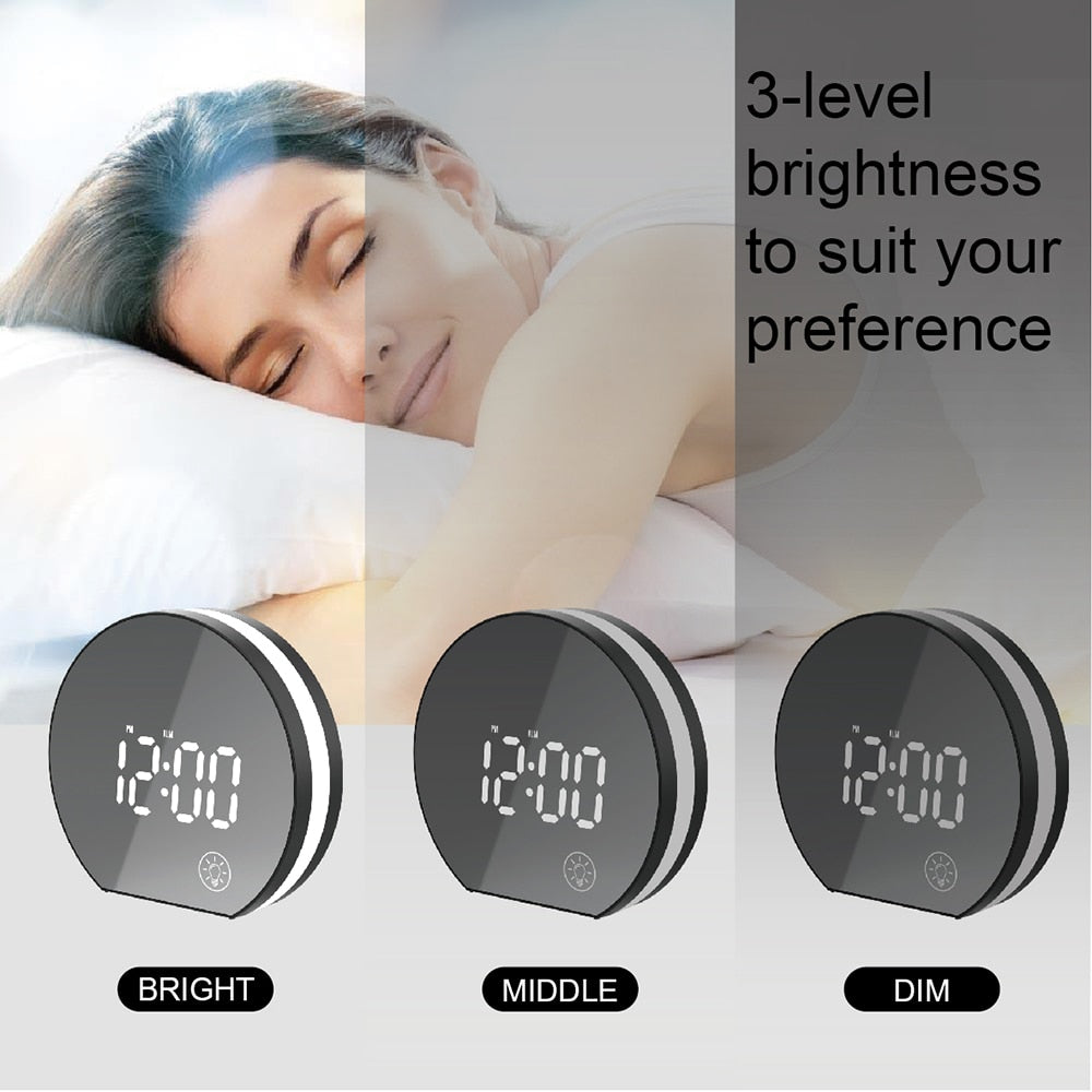 USB LED Alarm Clock