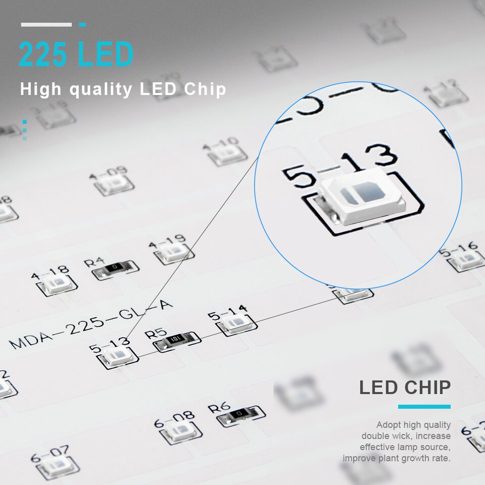 Full spectrum LED grow lamp