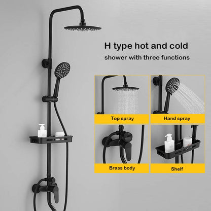 thermostatically pressurized showerhead