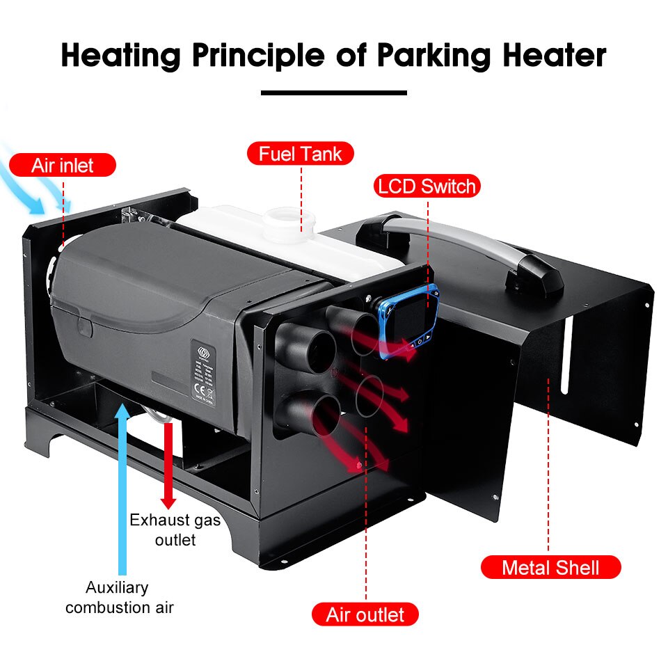 8KW 12V universal Car Heater