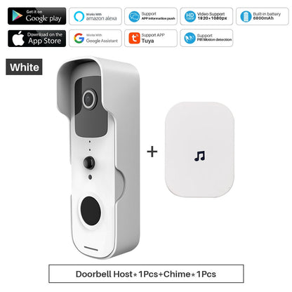 Tuya Smart Video Doorbell WiFi 1080P Video Intercom