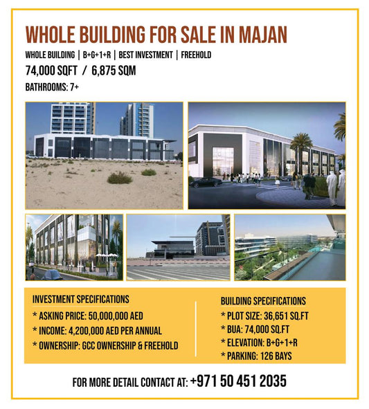 Majan whole building by Merlin Realty Dubai