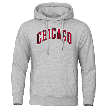 Chicago Basketball Uniform Street Printed Hoodie