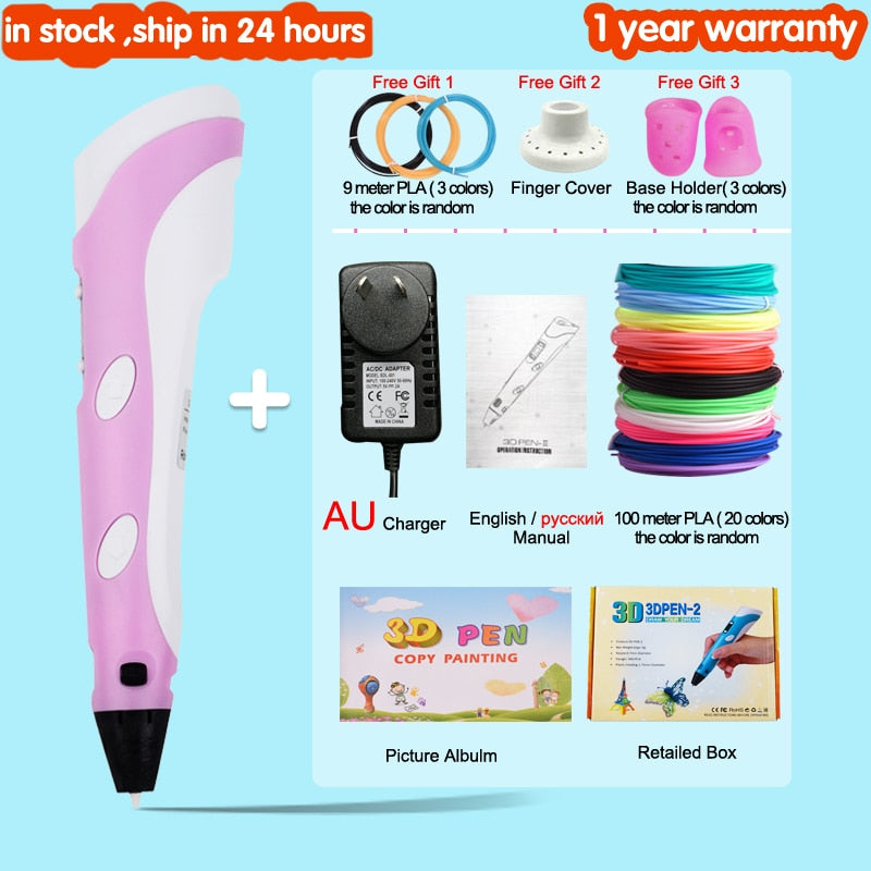 3D Drawing Printing Pen with LCD