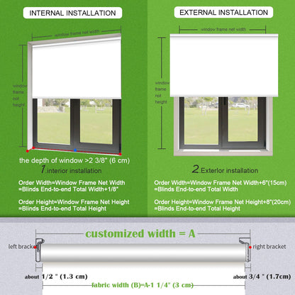 Rechargeable Battery Motorized Roller Blinds