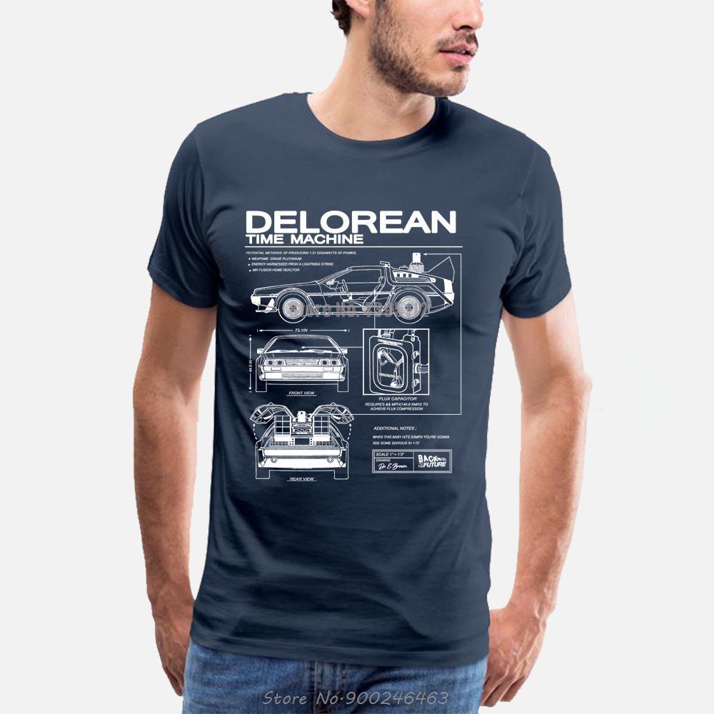 Delorean Schematic T-Shirt