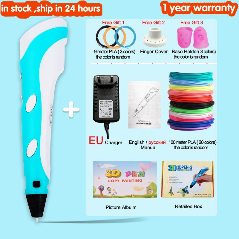 3D Drawing Printing Pen with LCD