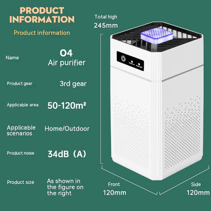 Air Purifier  Negative Ion Generator with HEPA Filter