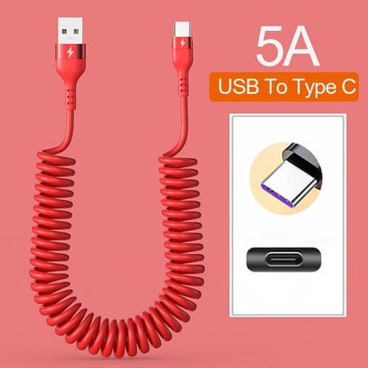 66W 5A USB Type C

coiled spring