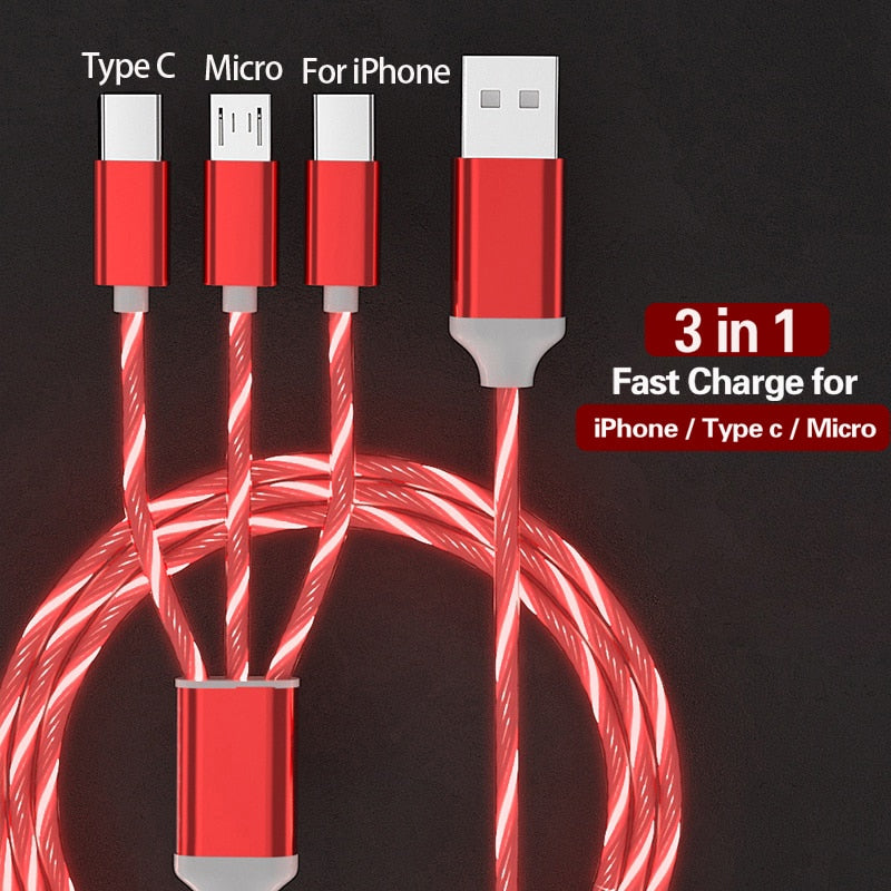 Glowing LED Phone Charger