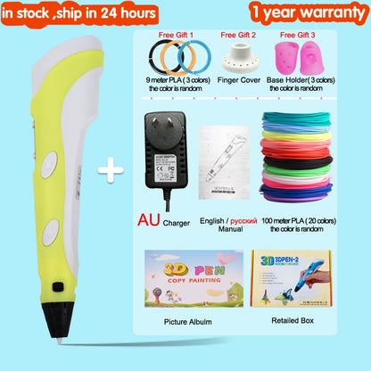 3D Drawing Printing Pen with LCD