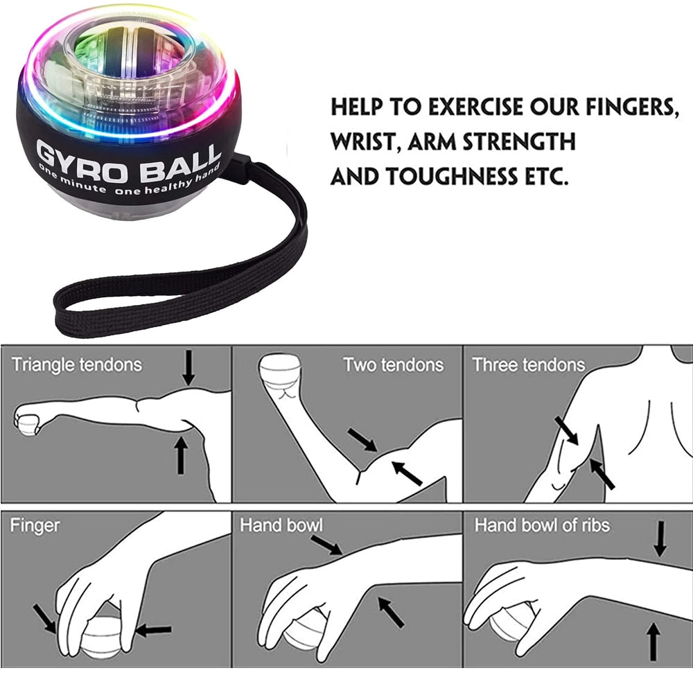 LED Wrist Power Trainer Ball