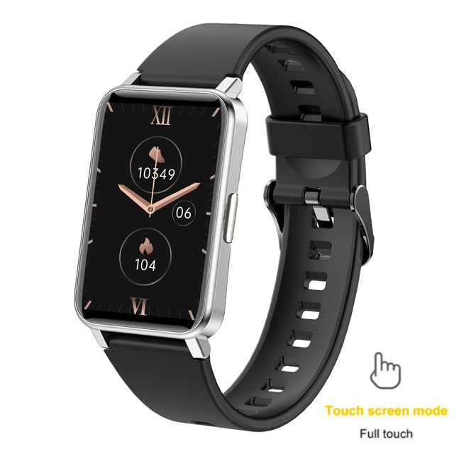 steel-cased smart watch