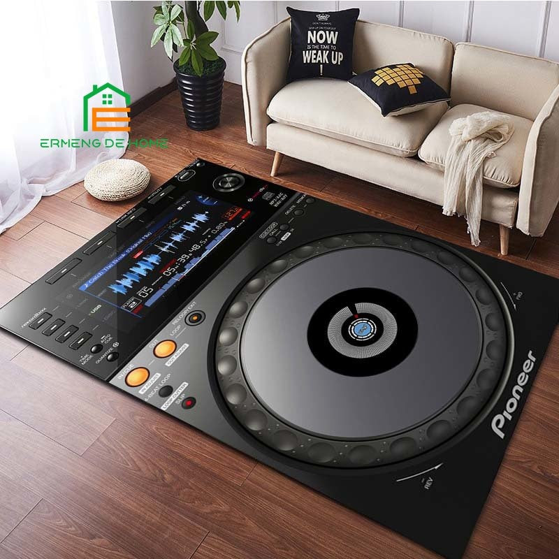 Vinyl Disc Player rug