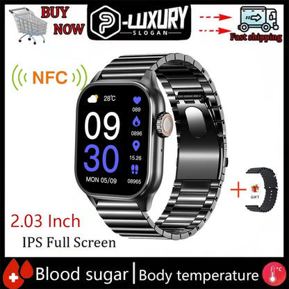 p-lux by merlin Blood Sugar Smart Watch