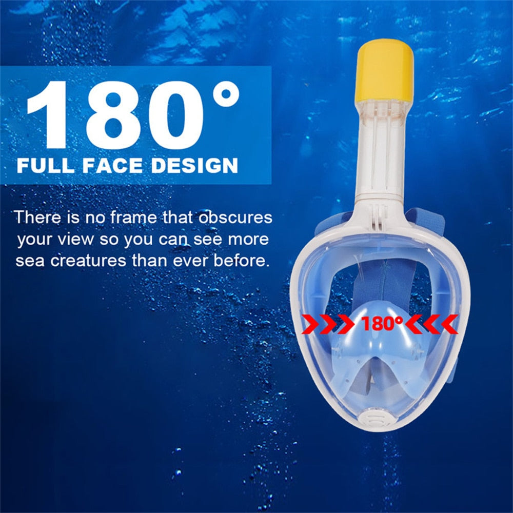 full-dry diving mask