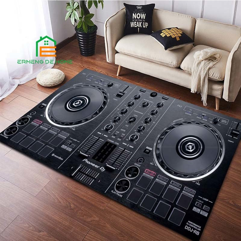 Vinyl Disc Player rug