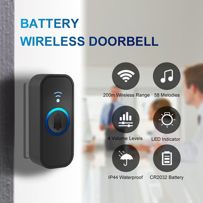 Intelligent 433mhz Wireless Doorbell