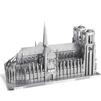 Notre Dame De Paris 3D DIY Metal Jigsaw Puzzle