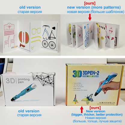 3D Drawing Printing Pen with LCD