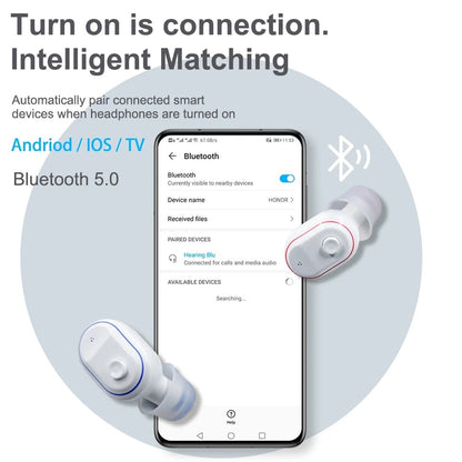 Bluetooth Rechargeable Hearing Aid