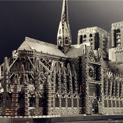 Notre Dame De Paris 3D DIY Metal Jigsaw Puzzle