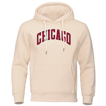 Chicago Basketball Uniform Street Printed Hoodie