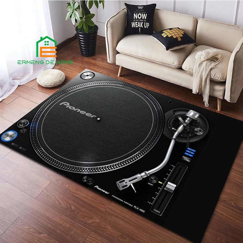 Vinyl Disc Player rug