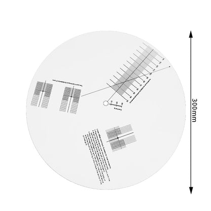 Phonograph Cartridge Alignment Protractor