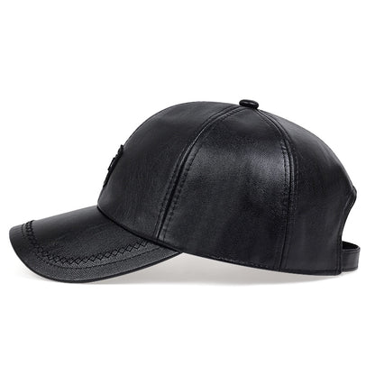 leather baseball Cap