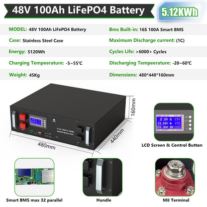 48V 230Ah 12Kwh Battery Pack