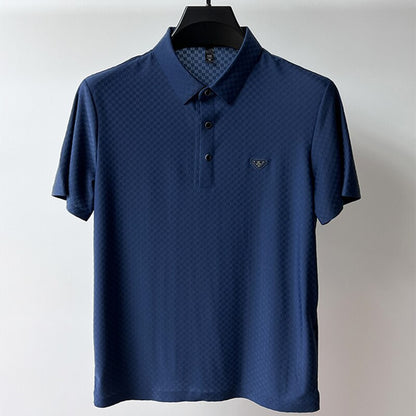 silk men's polo